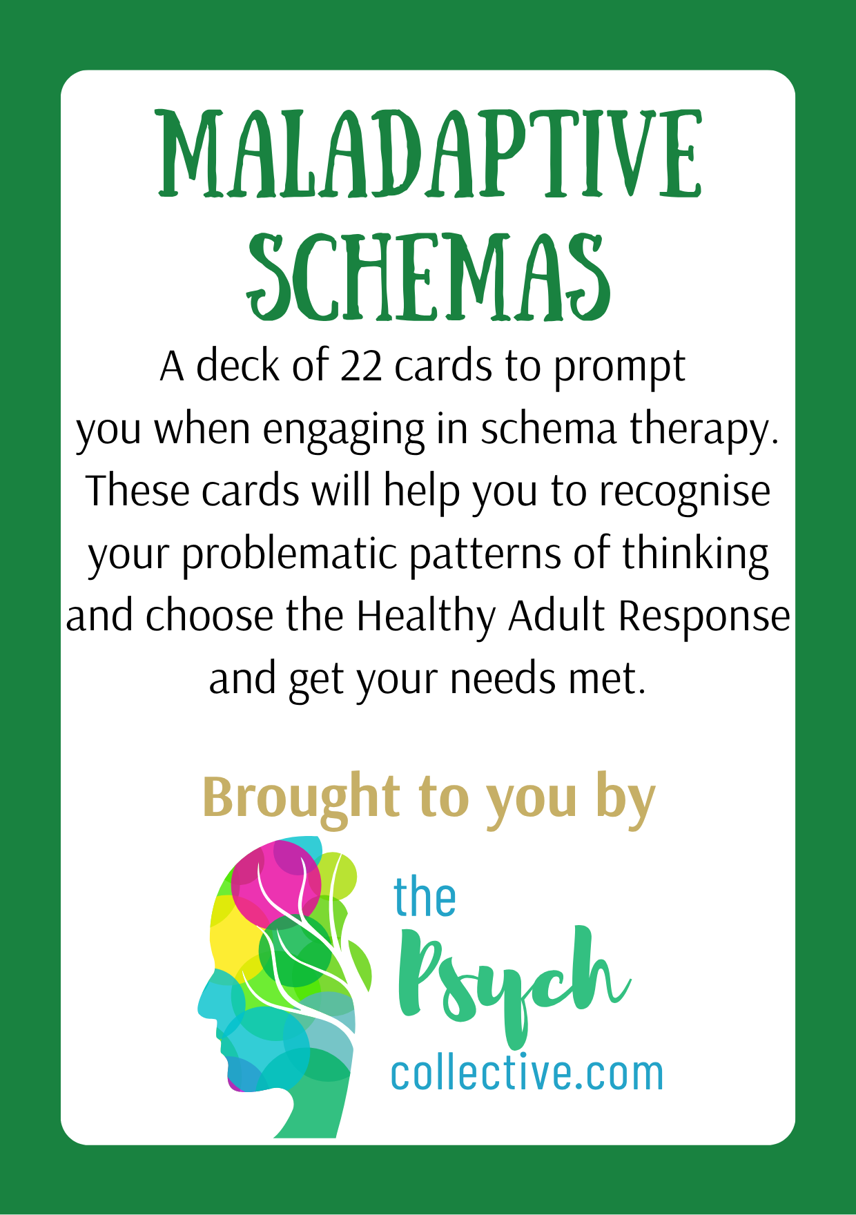Schema Therapy Cards Bundle
