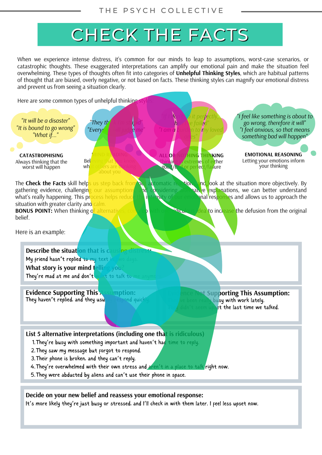 Distress Skills Patient Workbook - Printed Book