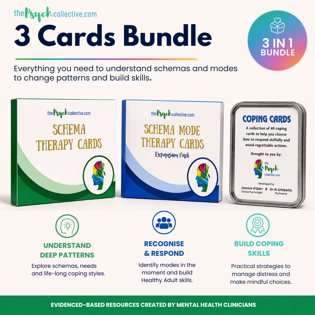 Three Cards Bundle - Schemas, Modes and Coping