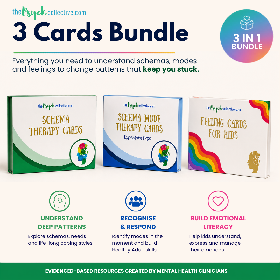 Three Cards Bundle - Schemas, Modes and Feelings