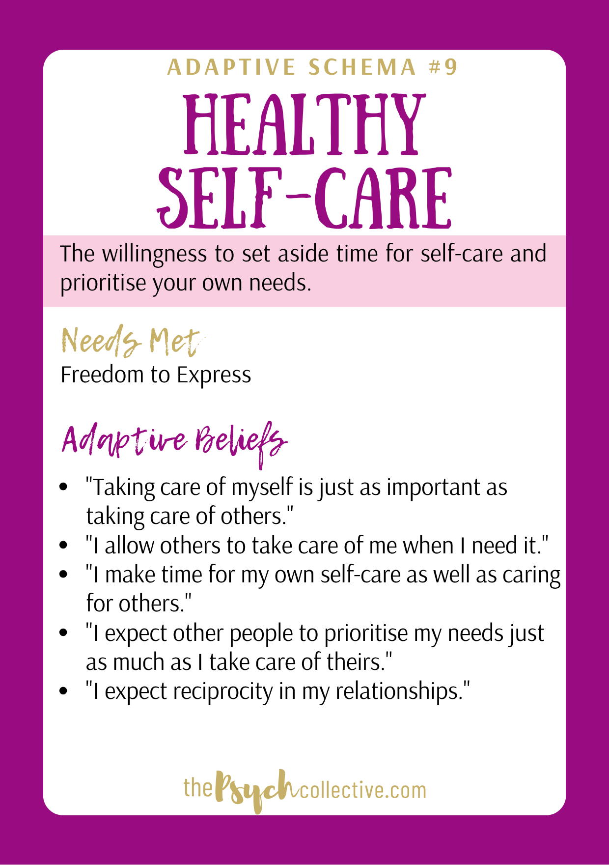 Schema Therapy Cards