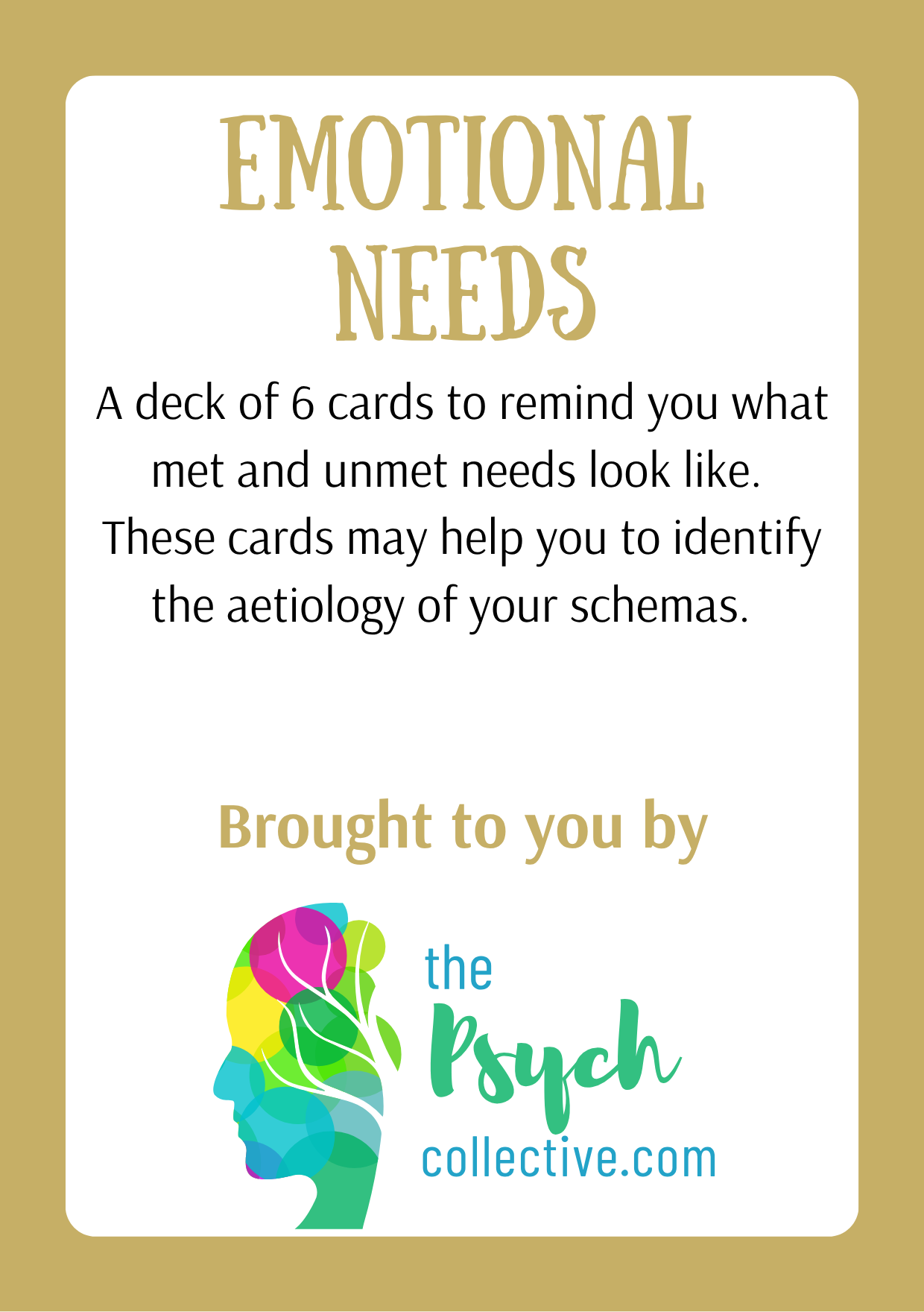 Schema Therapy Cards Bundle