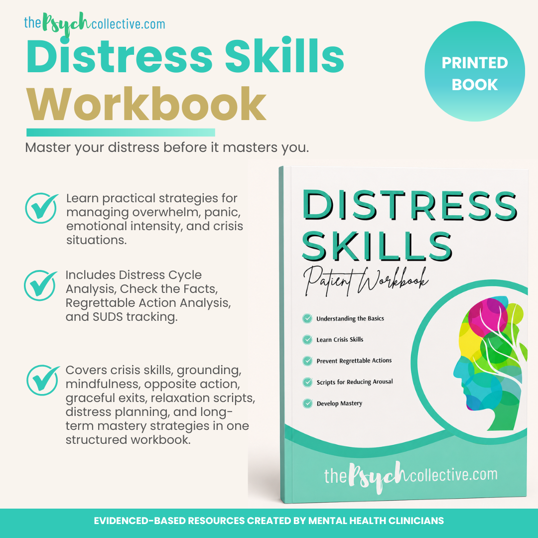 Distress Skills Patient Workbook - Printed Book