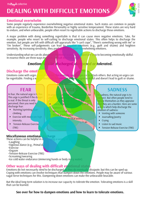 Dealing with Difficult Emotions