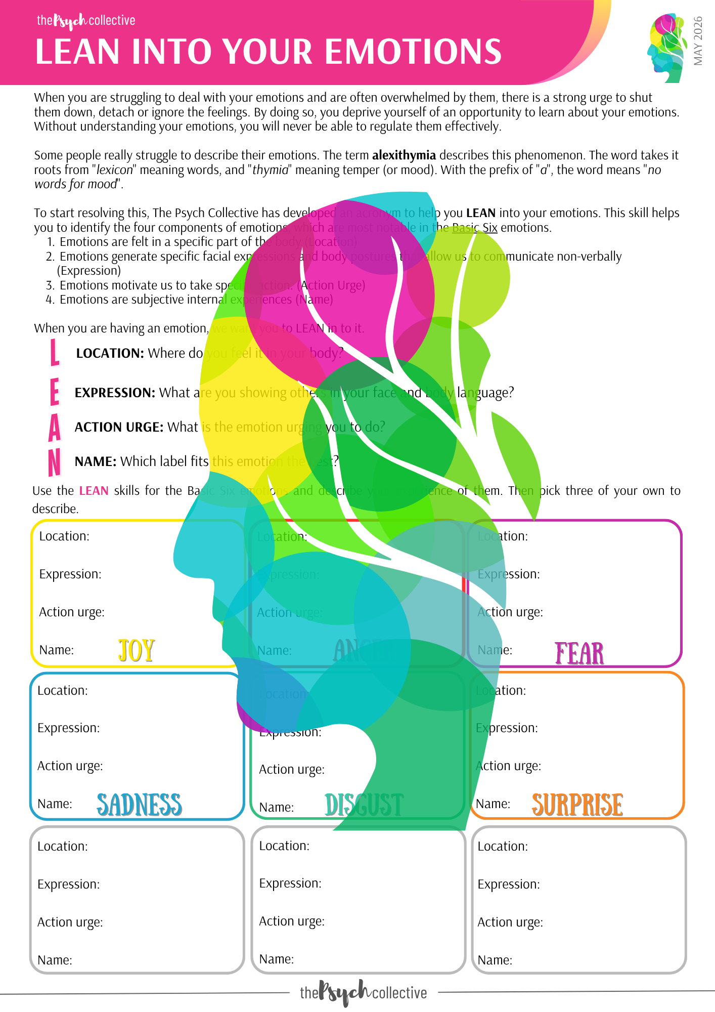 LEAN into your emotions