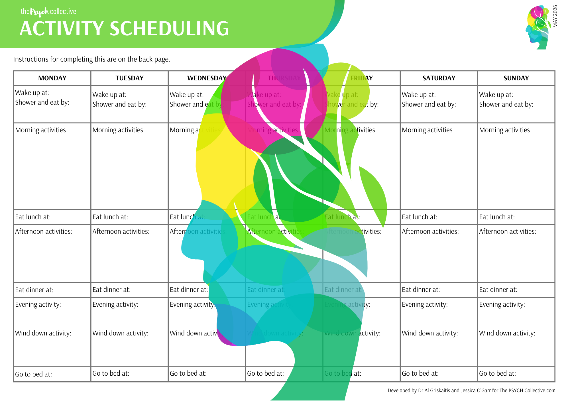 Activity Scheduling