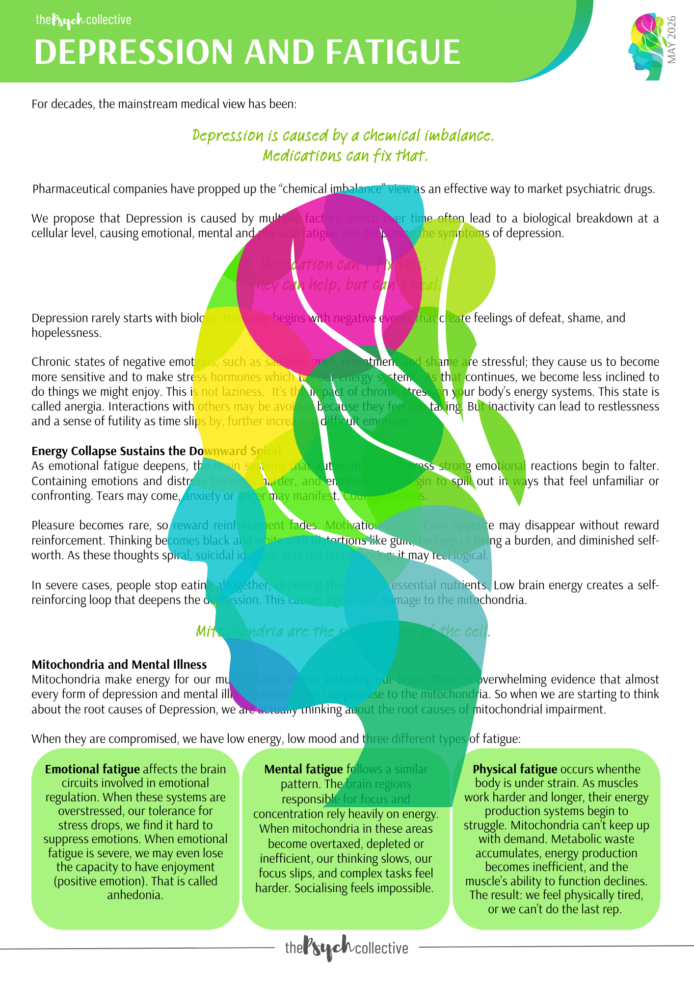 Depression and Fatigue