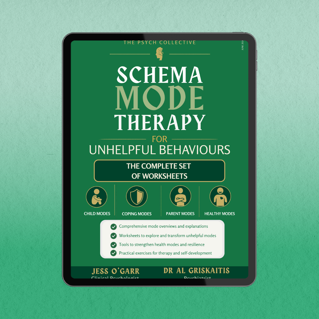 Schema Mode Therapy - The Complete Set of Worksheets
