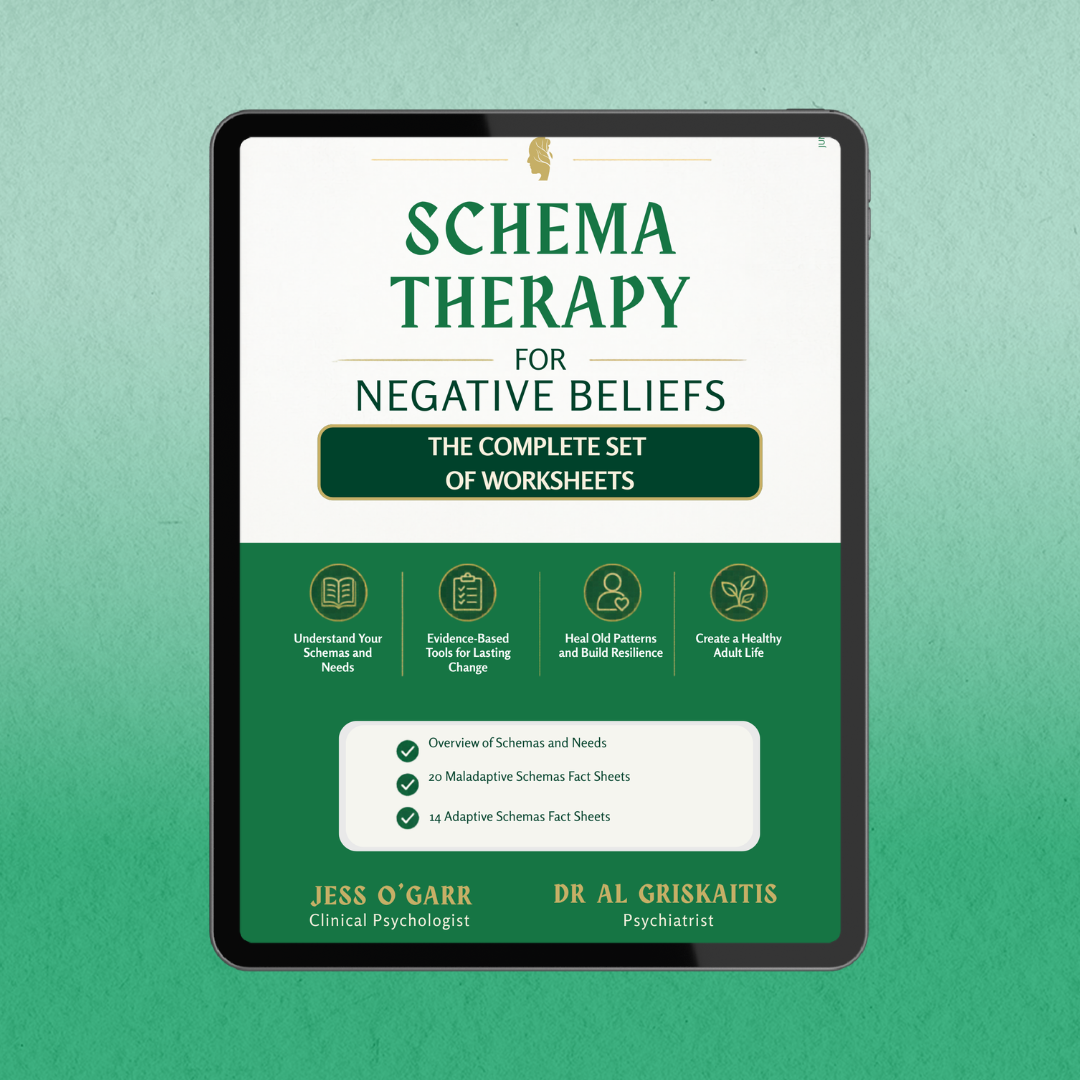 Schema Therapy - The Complete Set of Worksheets